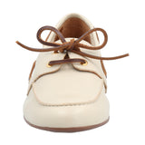 Mocasín Cuero Mujer Roberta Blanco Rockford