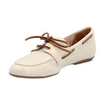 Mocasín Cuero Mujer Roberta Blanco Rockford