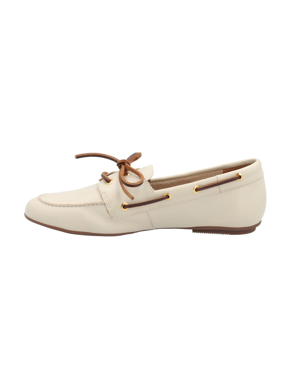 Mocasín Cuero Mujer Roberta Blanco Rockford