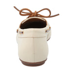 Mocasín Cuero Mujer Roberta Blanco Rockford
