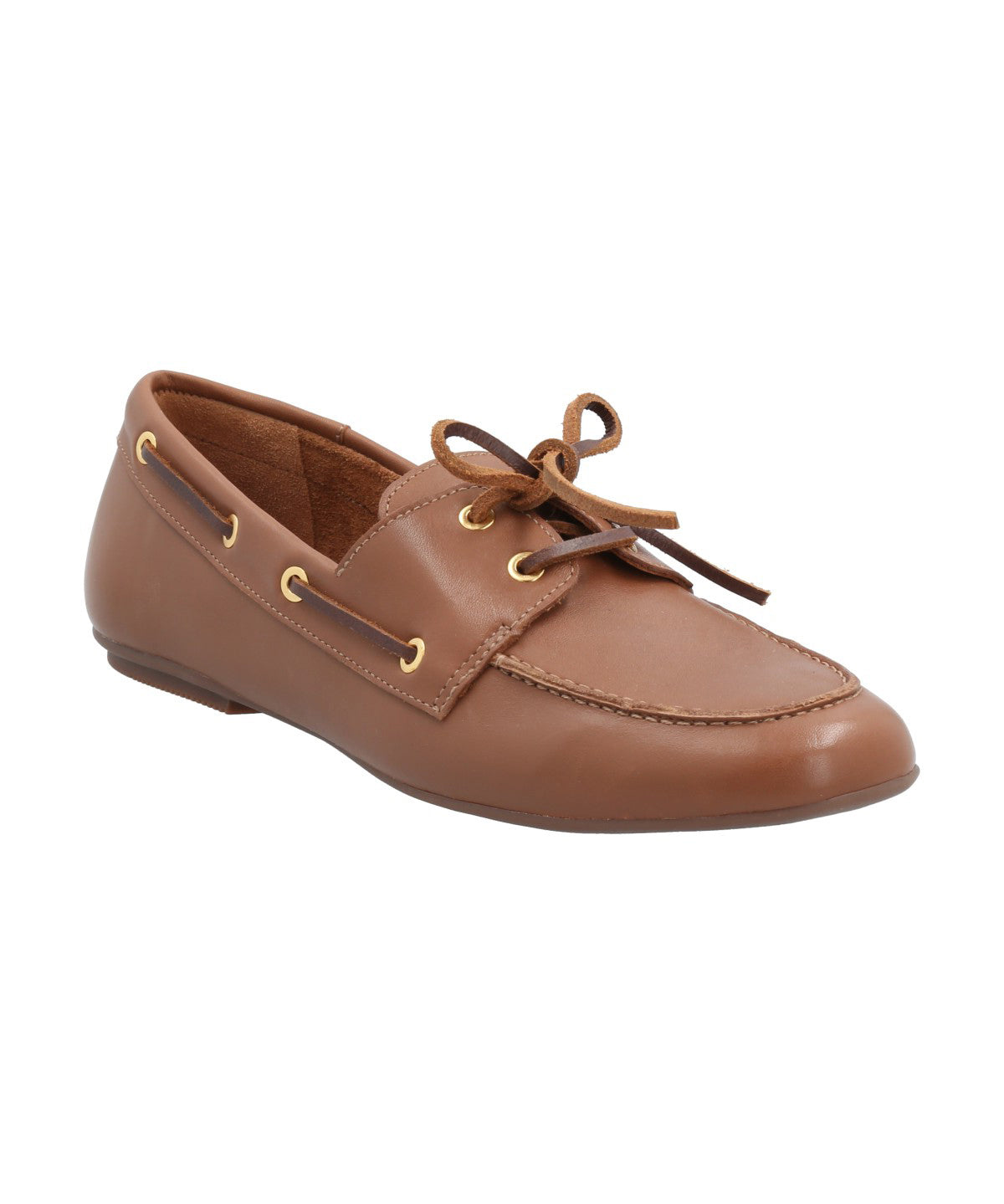 Mocasín Cuero Mujer Roberta Café Rockford