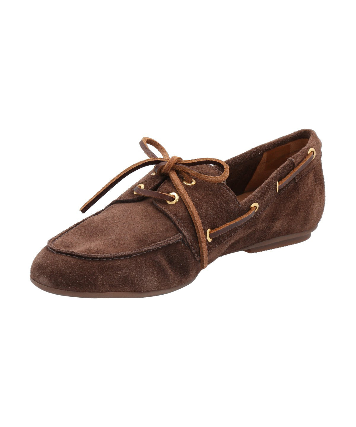 Mocasín Cuero Mujer Roberta Café Rockford