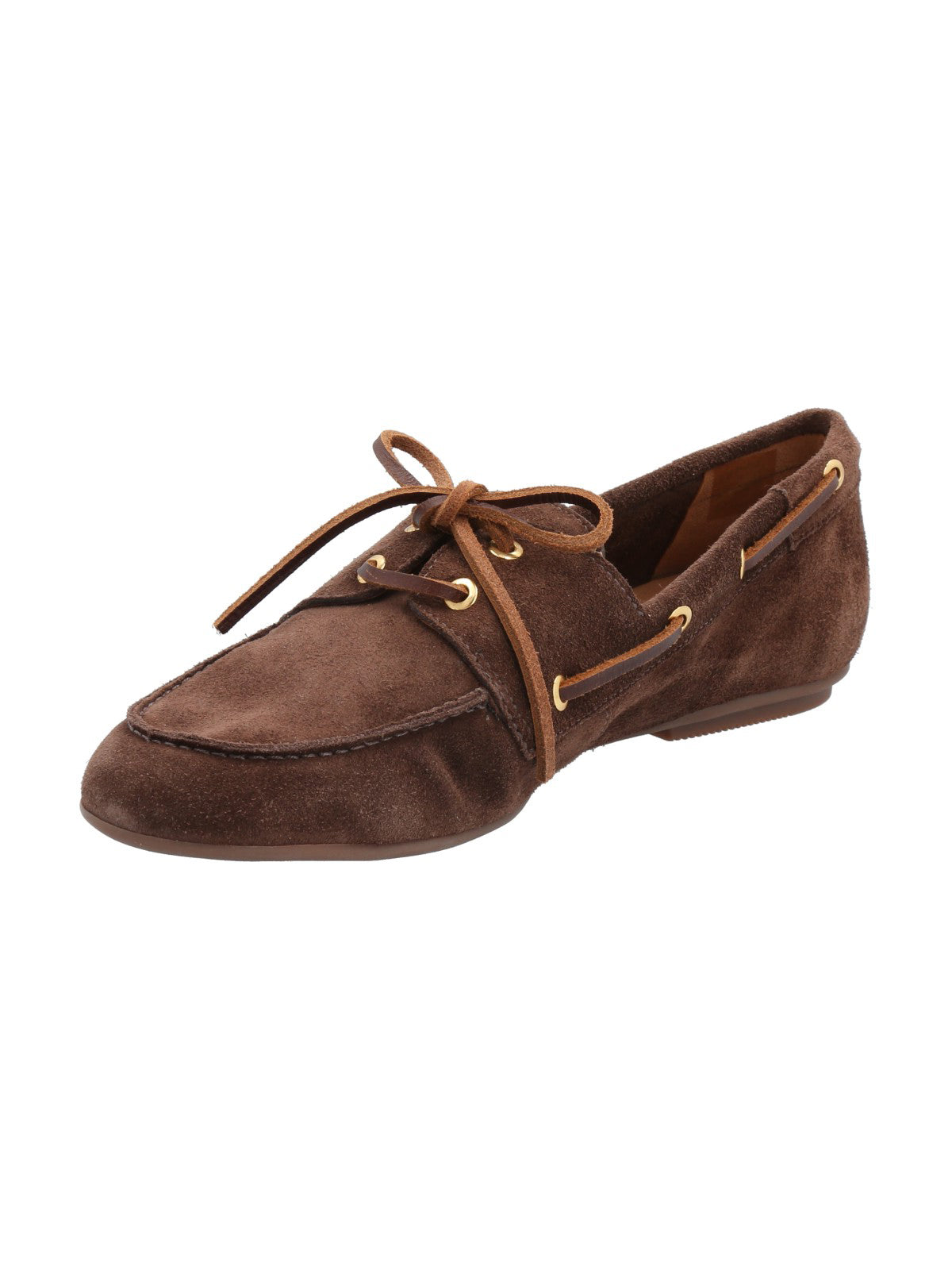 Mocasín Cuero Mujer Roberta Café Rockford