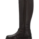 Bota Cuero Mujer Ayac Café