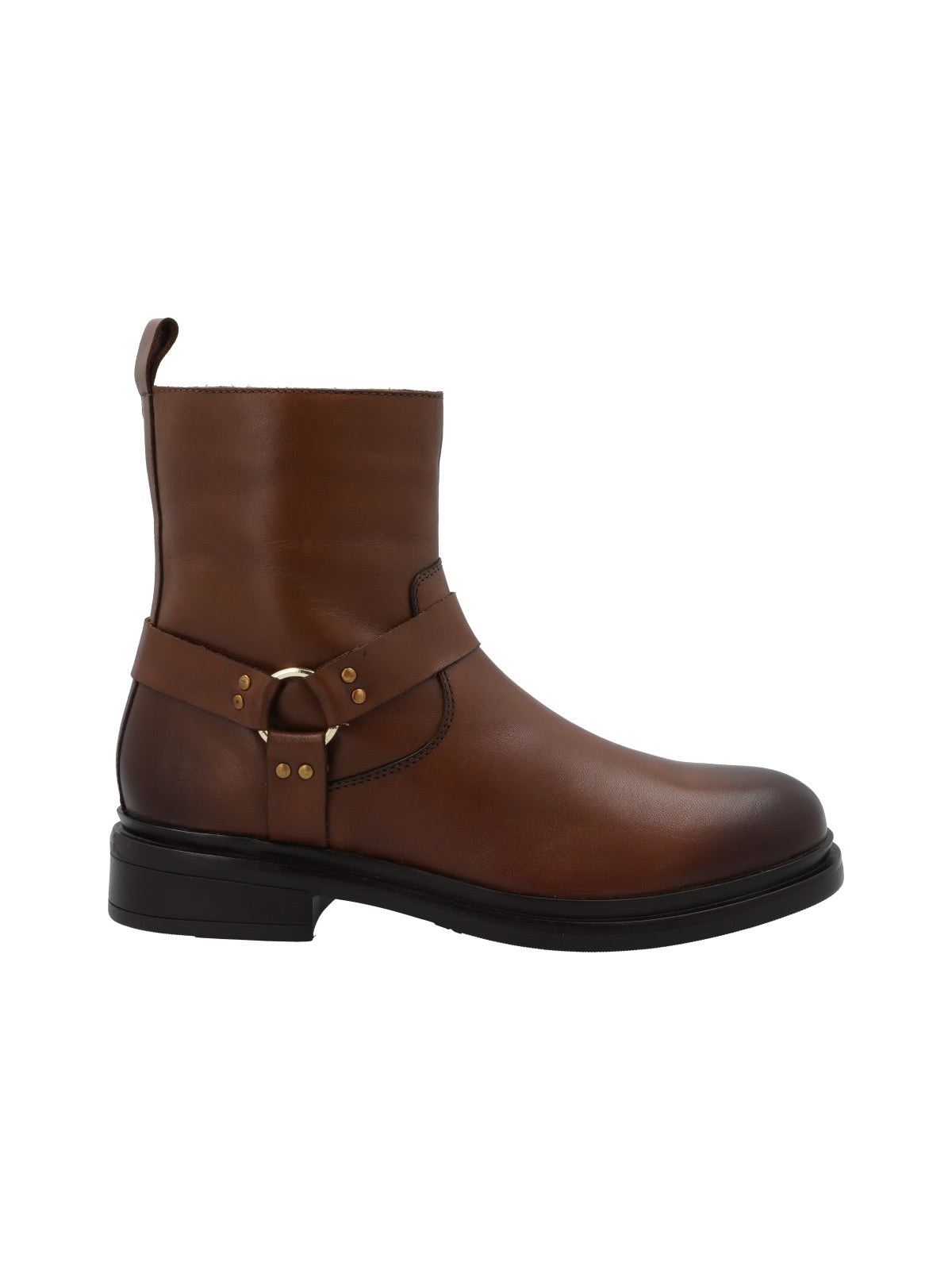 Botin Cuero Mujer Bugge Café