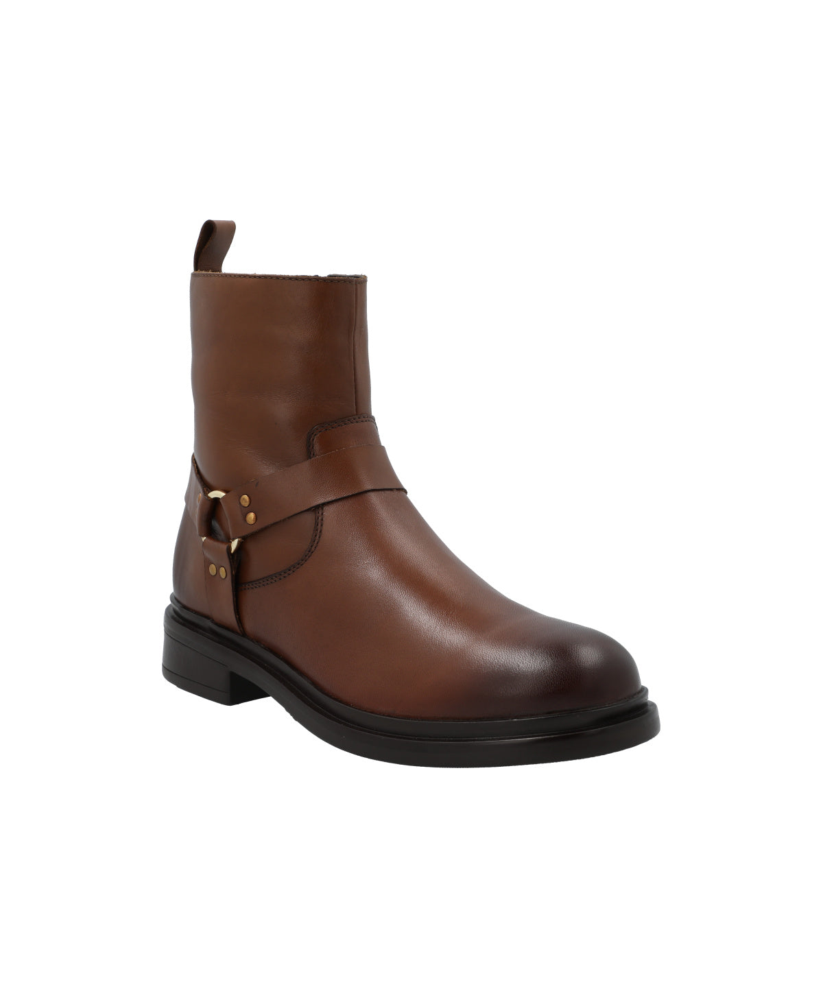 Botin Cuero Mujer Bugge Café