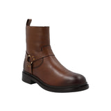 Botin Cuero Mujer Bugge Café