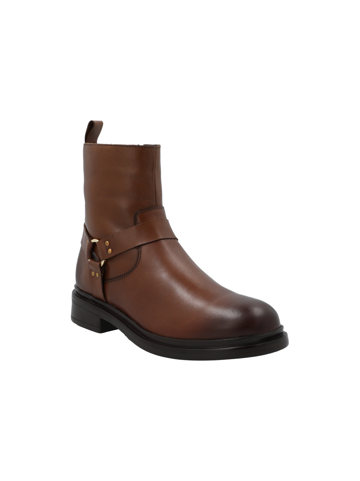 Botin Cuero Mujer Bugge Café