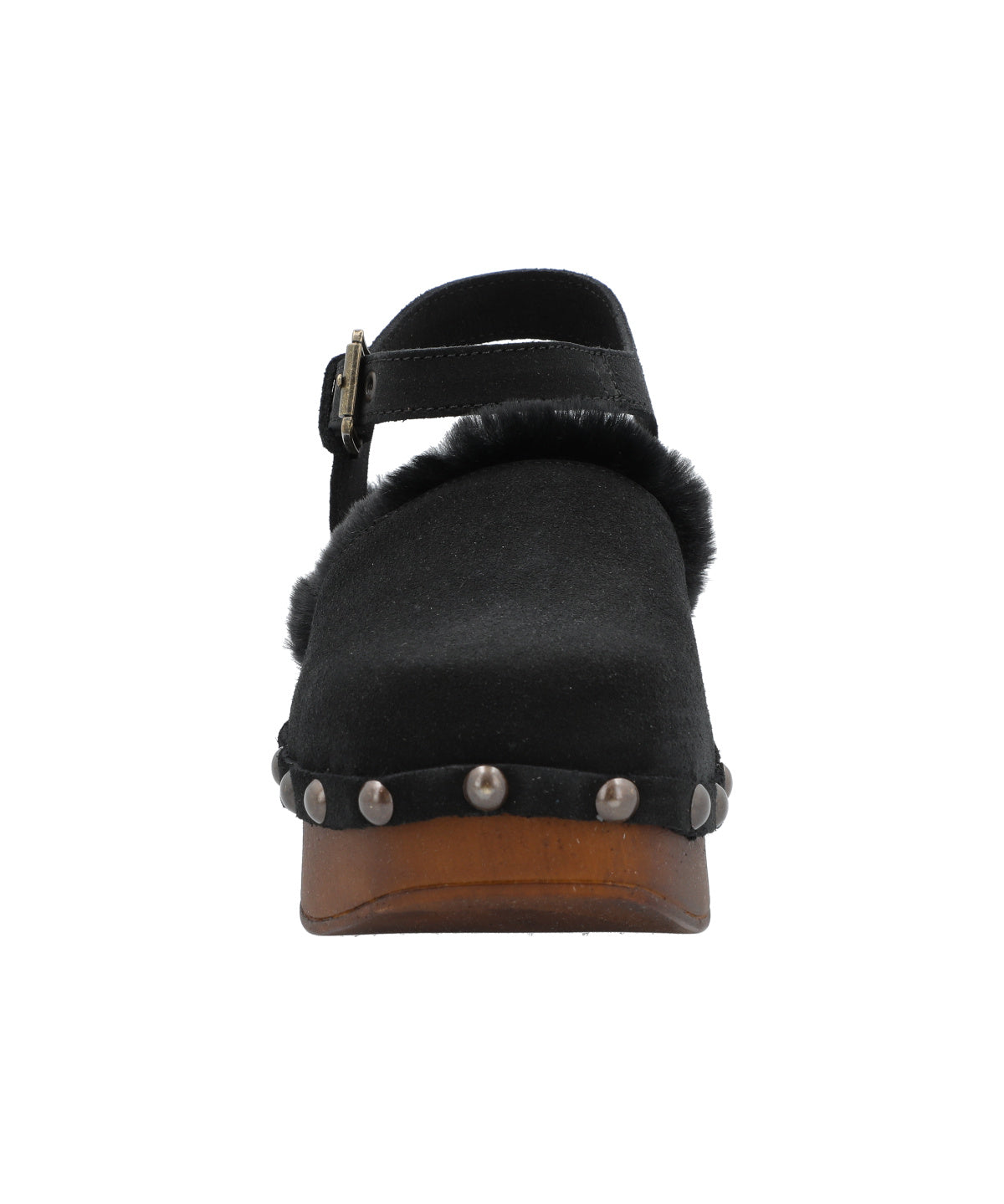 Sueco Cuero Mujer Forli Negro Rockford