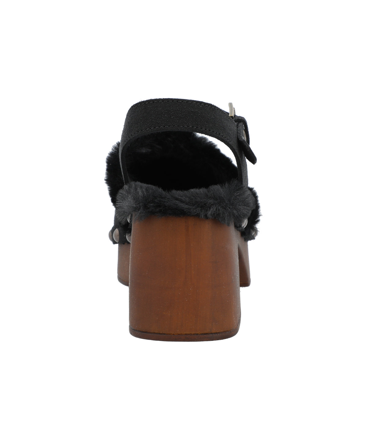Sueco Cuero Mujer Forli Negro Rockford