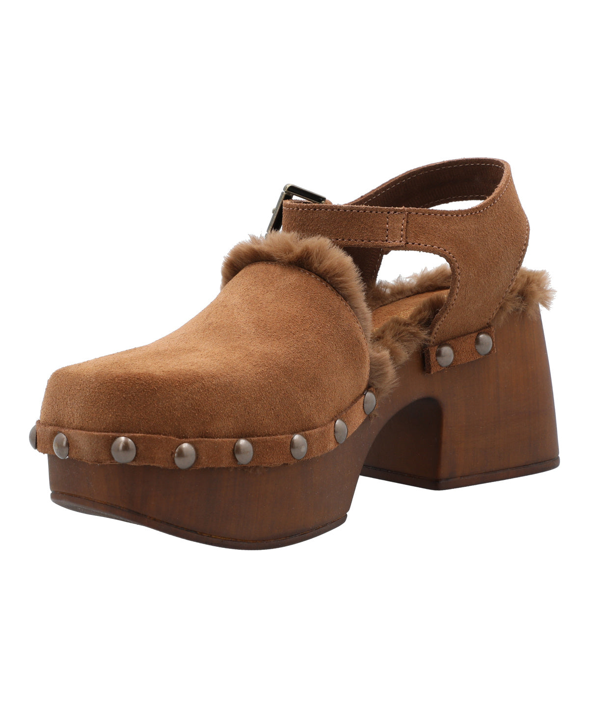 Sueco Cuero Mujer Forli Café Rockford