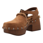 Sueco Cuero Mujer Forli Café Rockford
