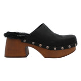 Sueco Cuero Mujer Arezzo Negro Rockford