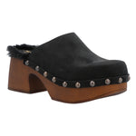 Sueco Cuero Mujer Arezzo Negro Rockford