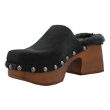 Sueco Cuero Mujer Arezzo Negro Rockford
