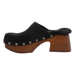 Sueco Cuero Mujer Arezzo Negro Rockford