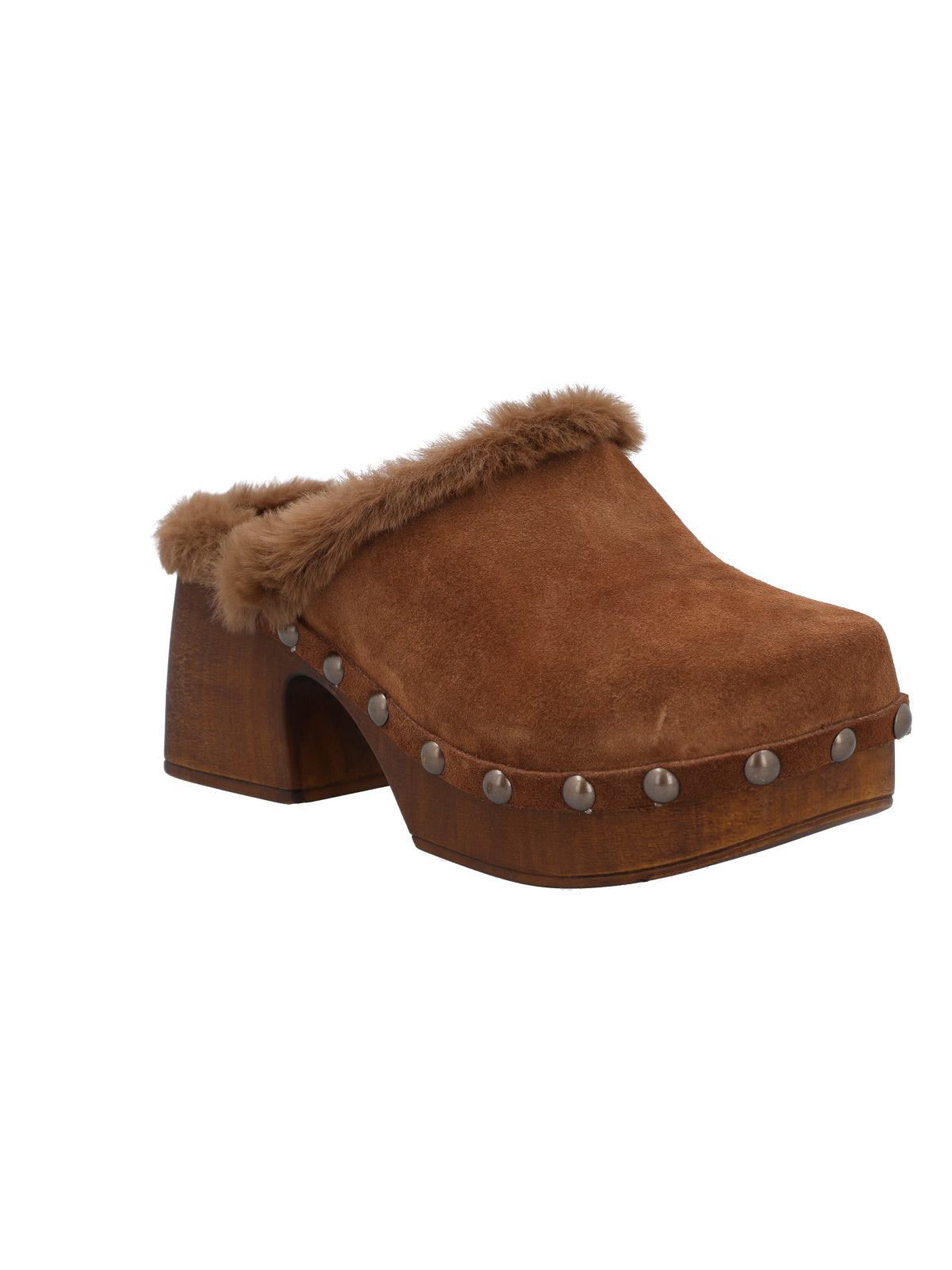 Sueco Cuero Mujer Arezzo Café