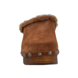 Sueco Cuero Mujer Arezzo Café