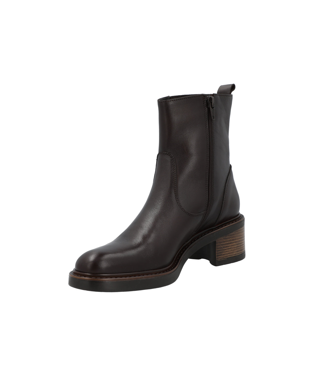 Botin Cuero Mujer Sicilia Café