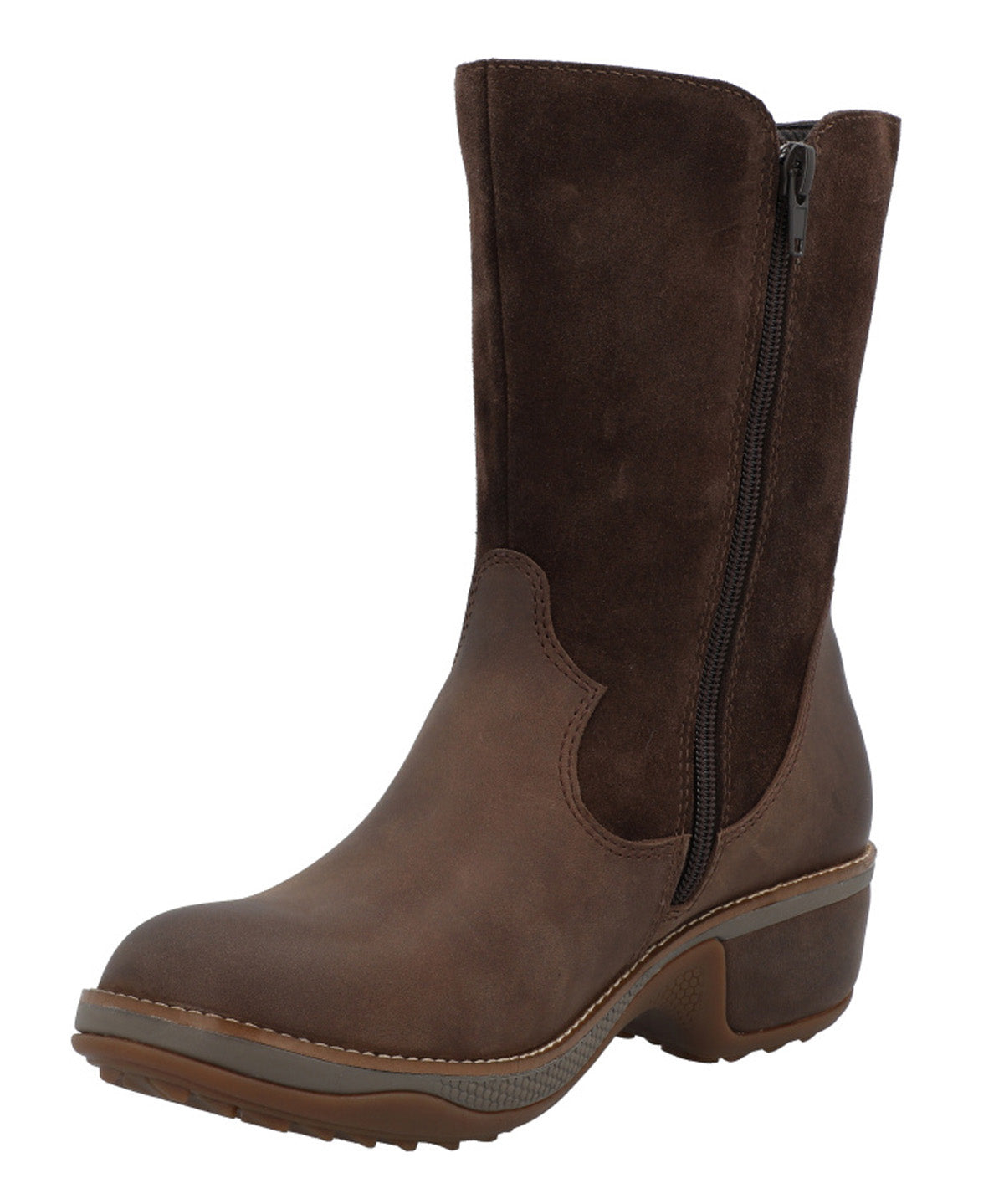 Bota Cuero Mujer Baikal Café