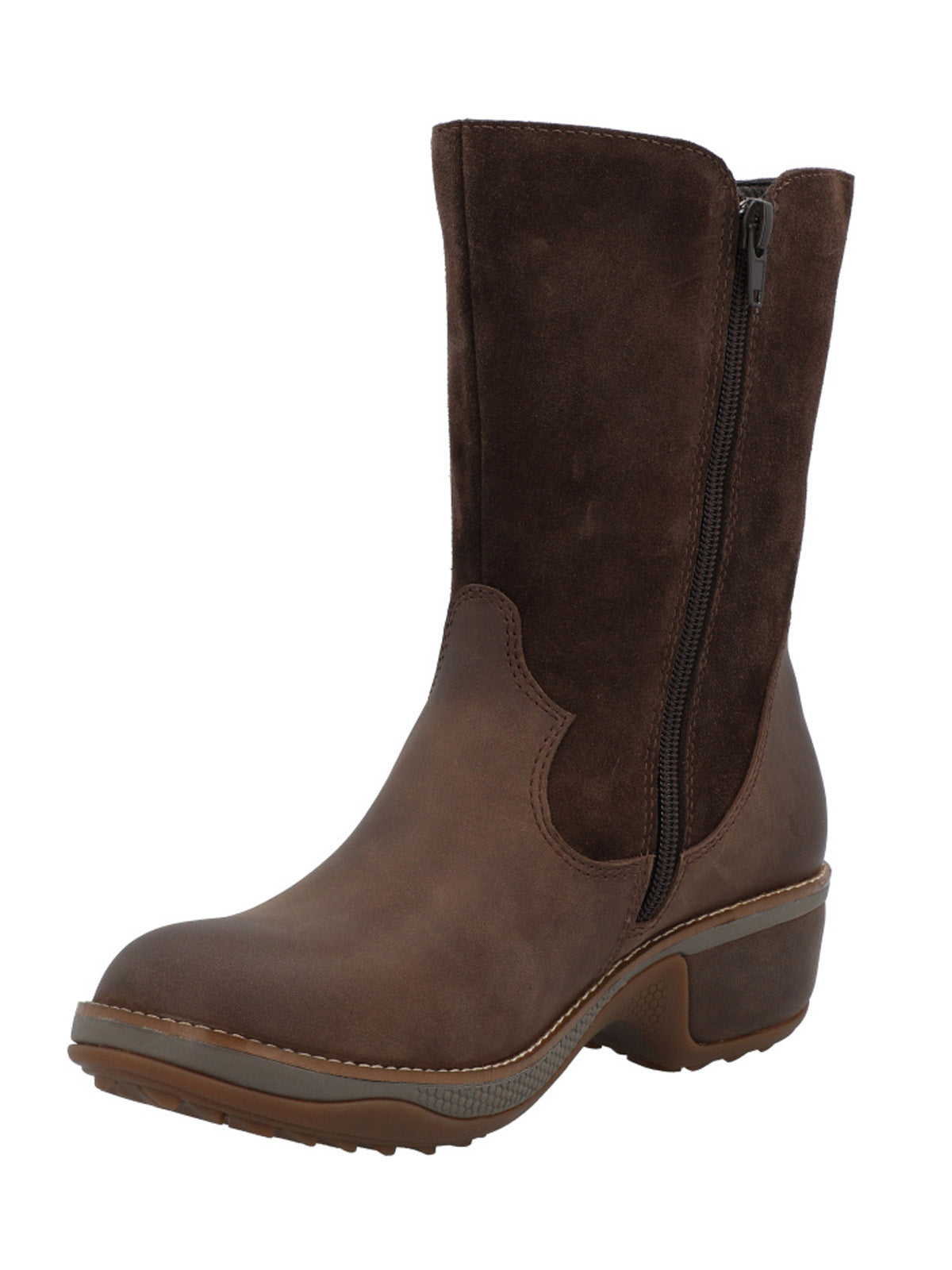 Bota Cuero Mujer Baikal Café