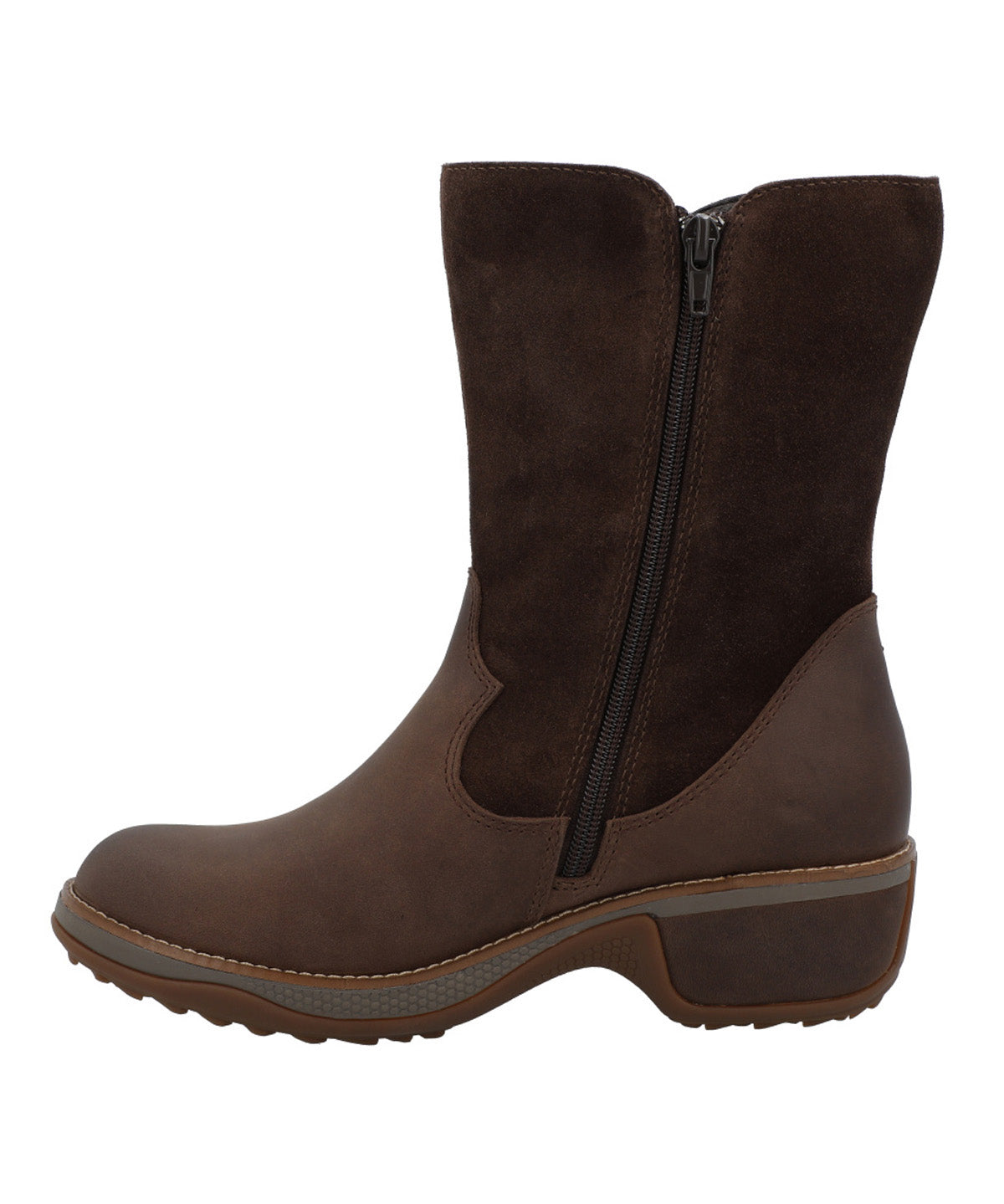 Bota Cuero Mujer Baikal Café