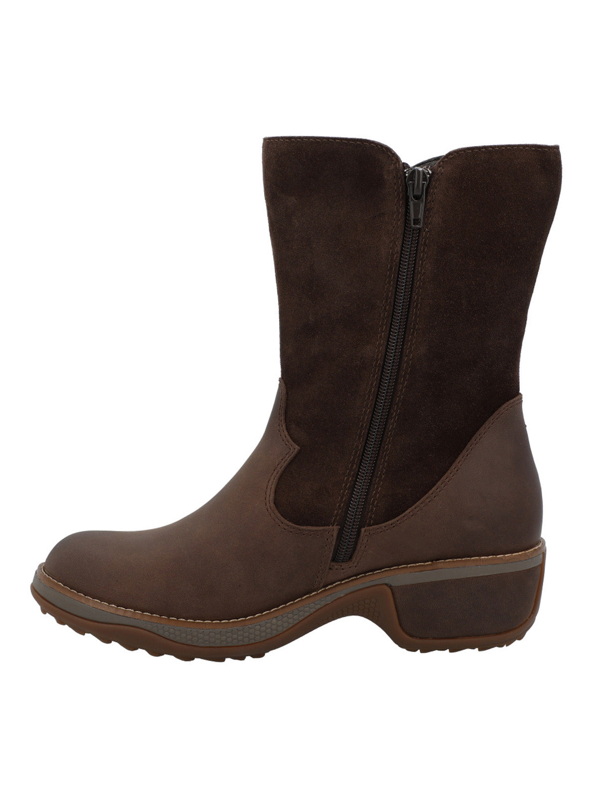 Bota Cuero Mujer Baikal Café