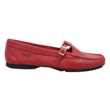 Zapato Cuero Mujer Campinas Rojo