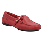 Zapato Cuero Mujer Campinas Rojo