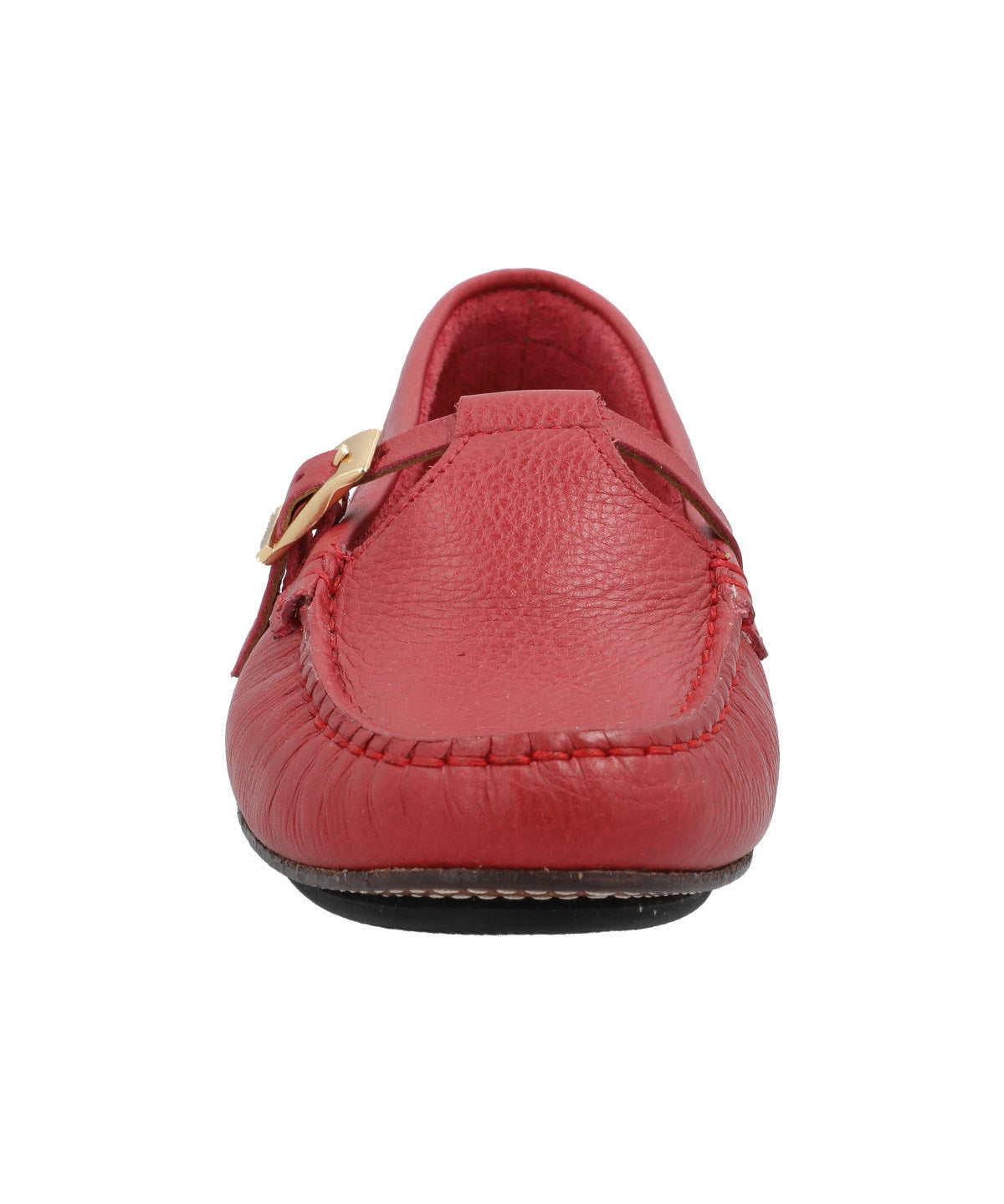 Zapato Cuero Mujer Campinas Rojo