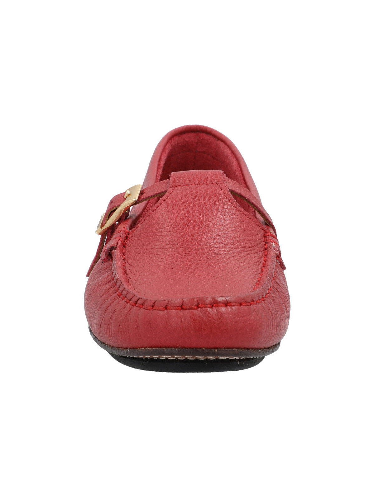 Zapato Cuero Mujer Campinas Rojo