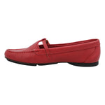 Zapato Cuero Mujer Campinas Rojo