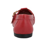 Zapato Cuero Mujer Campinas Rojo