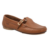 Zapato Cuero Mujer Campinas Café