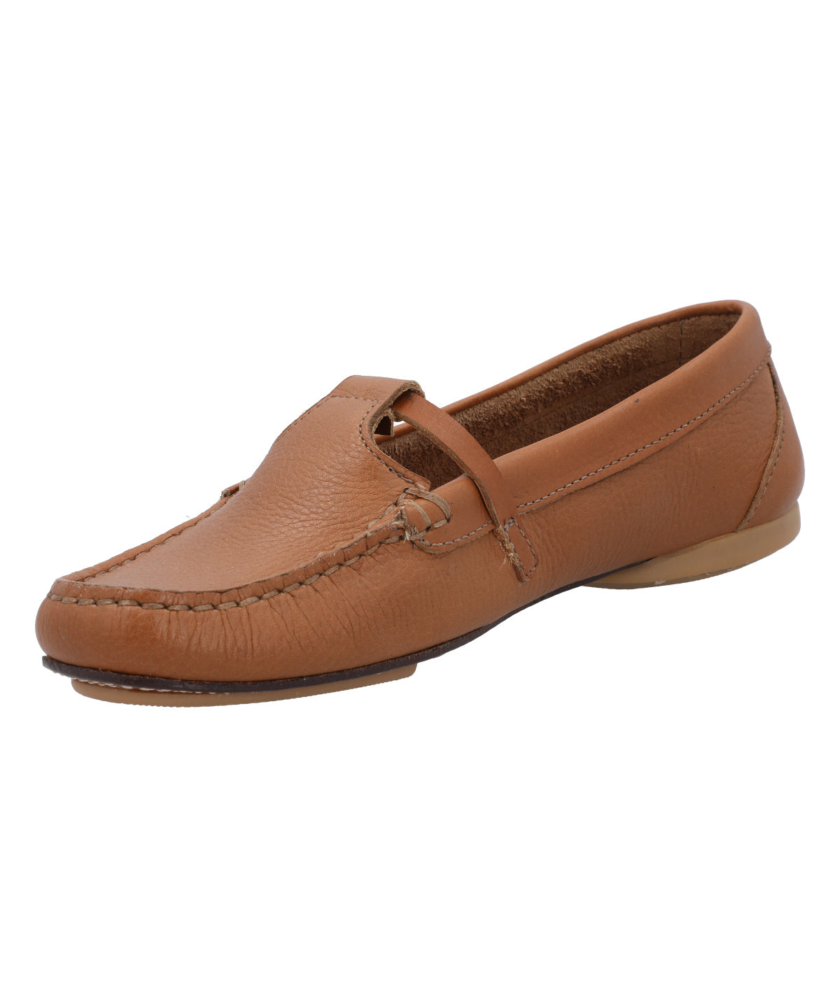 Zapato Cuero Mujer Campinas Café