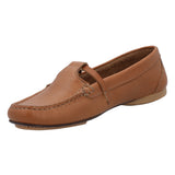 Zapato Cuero Mujer Campinas Café
