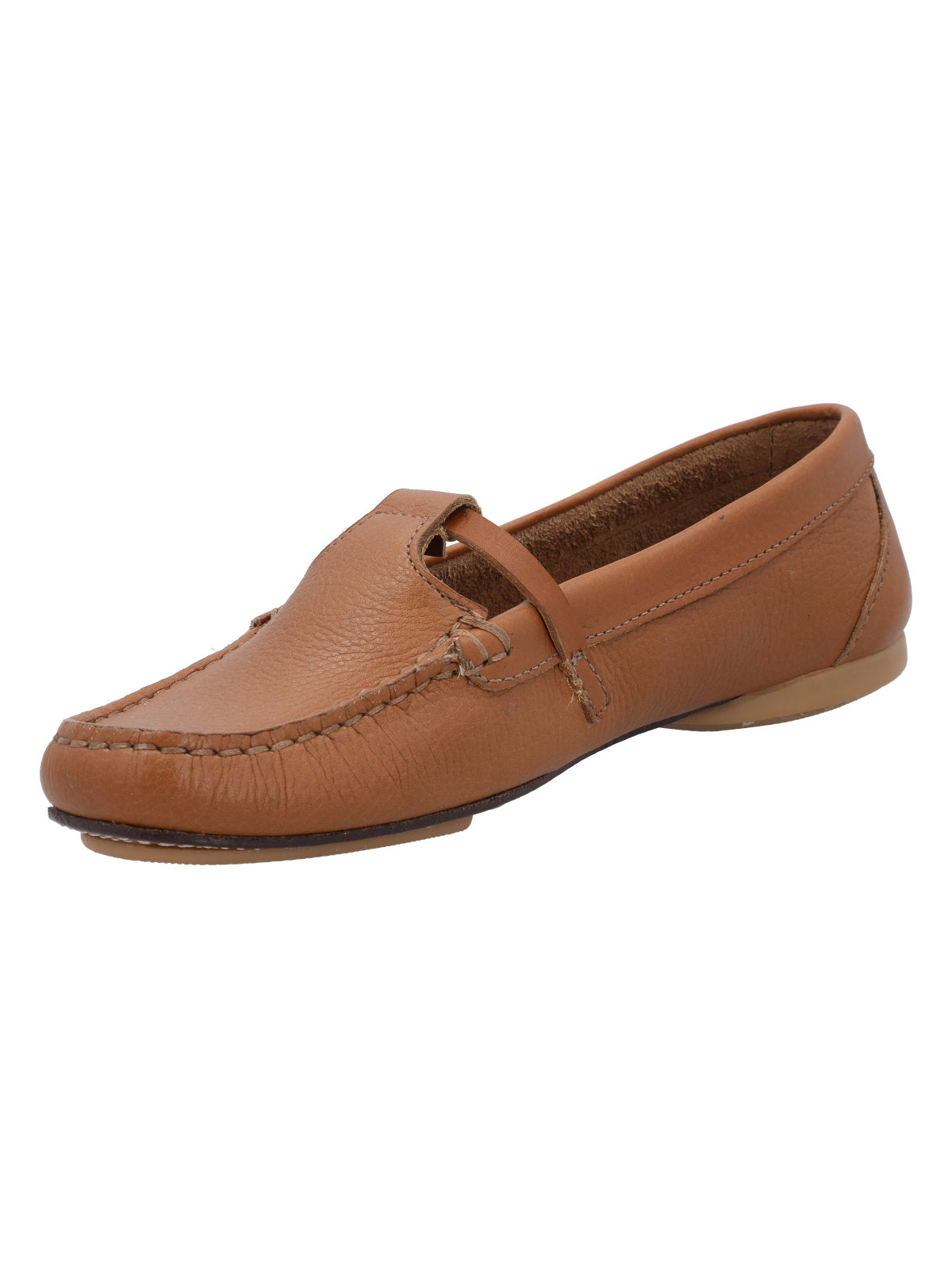Zapato Cuero Mujer Campinas Café