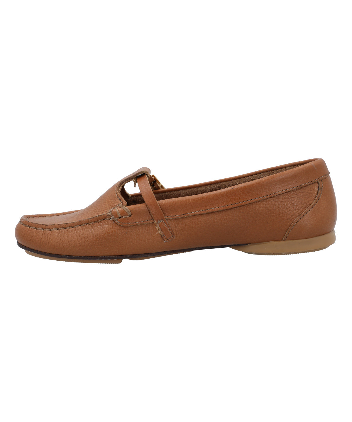 Zapato Cuero Mujer Campinas Café
