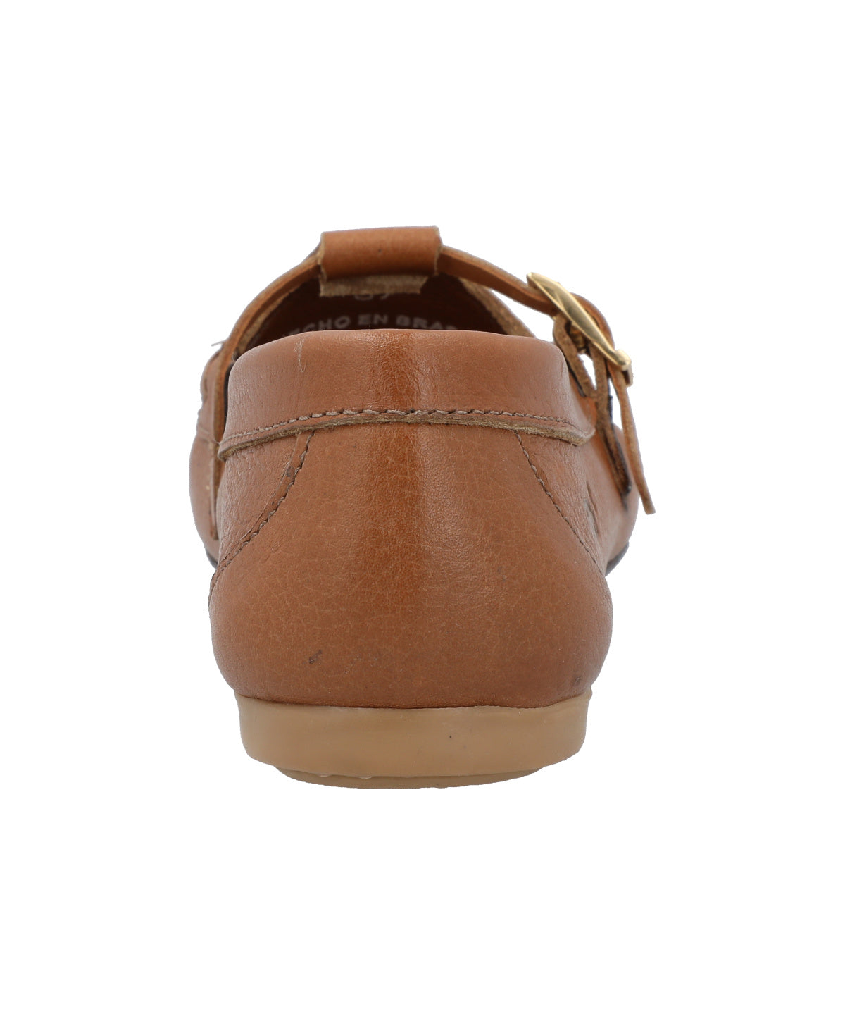 Zapato Cuero Mujer Campinas Café
