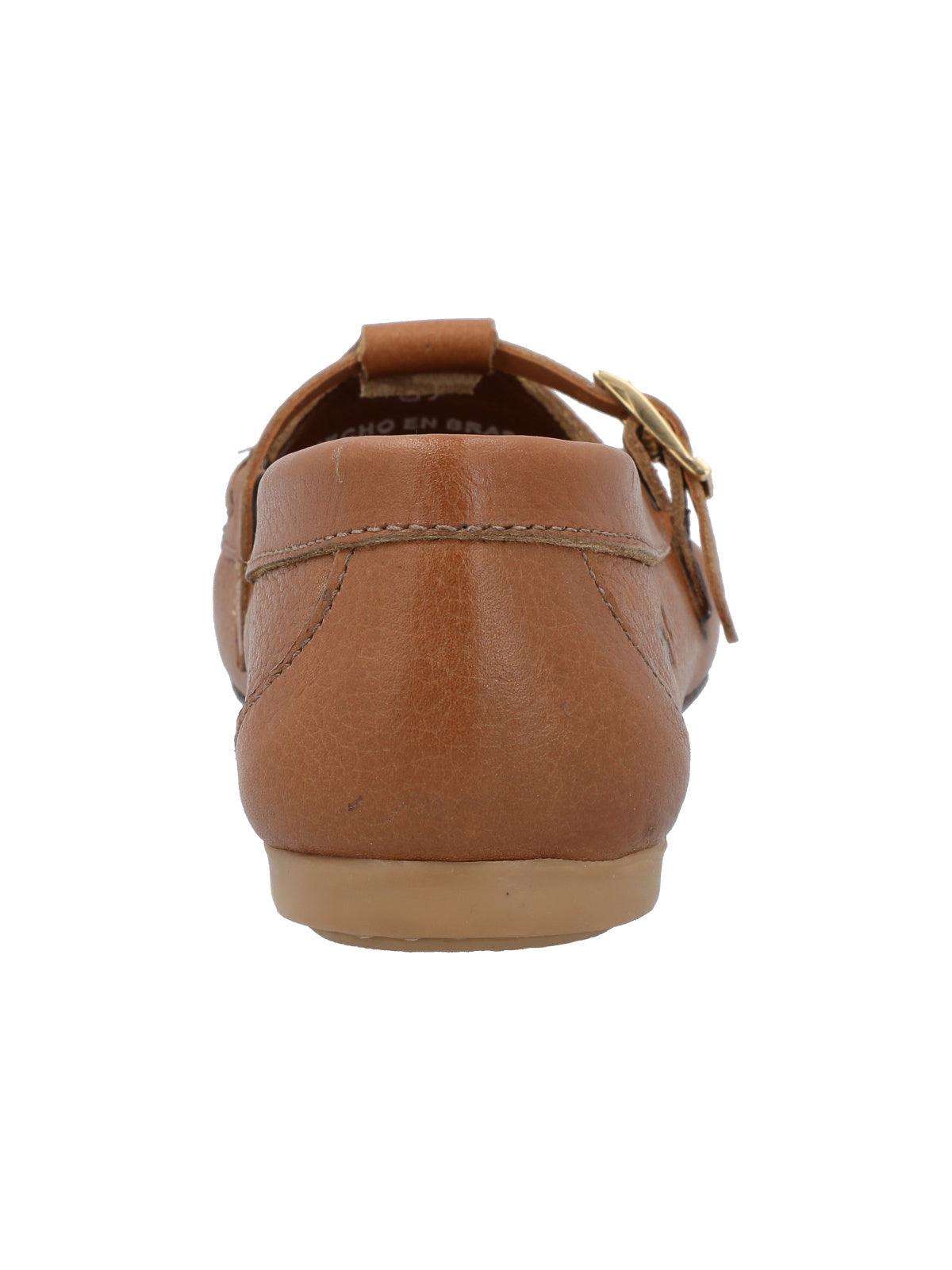 Zapato Cuero Mujer Campinas Café