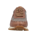 Zapatilla Cuero Mujer Bonete Café