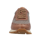 Zapatilla Cuero Mujer Bonete Café