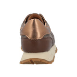 Zapatilla Cuero Mujer Bonete Café