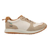 Zapatilla Cuero Mujer Cali Beige/Crudo
