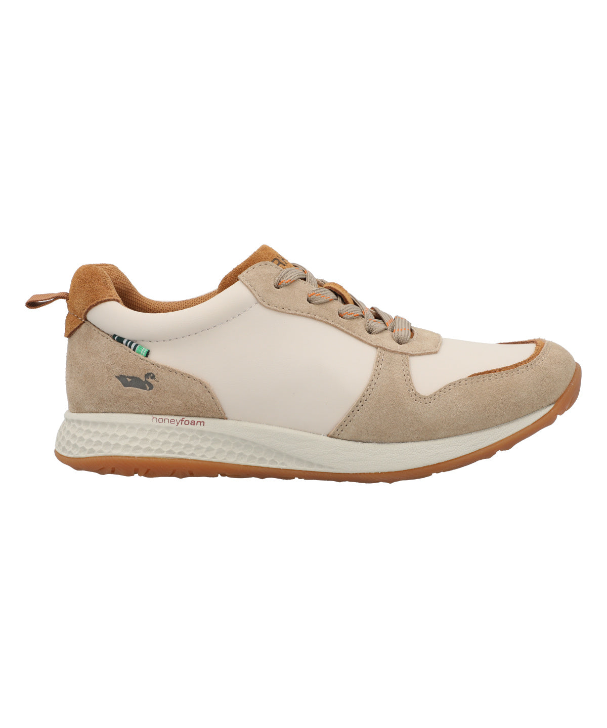 Zapatilla Cuero Mujer Cali Beige/Crudo