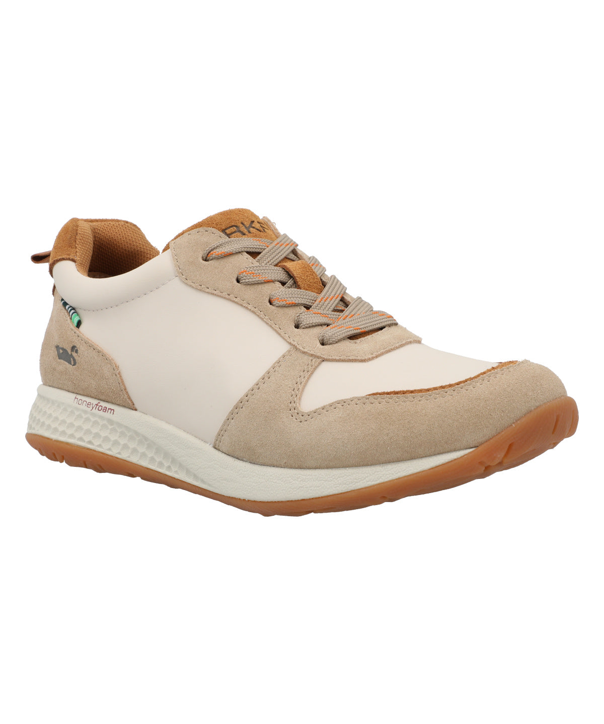 Zapatilla Cuero Mujer Cali Beige/Crudo