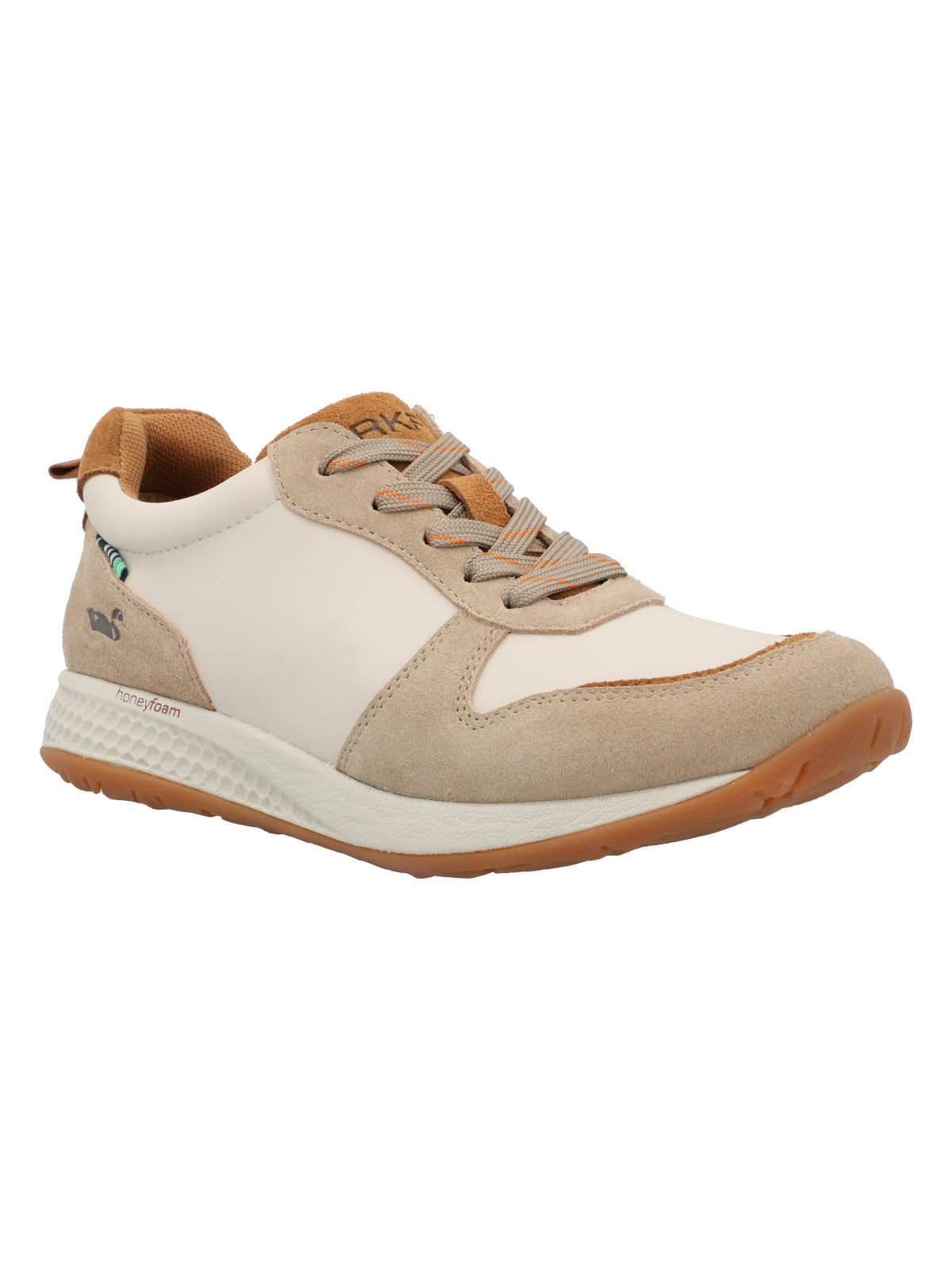 Zapatilla Cuero Mujer Cali Beige/Crudo