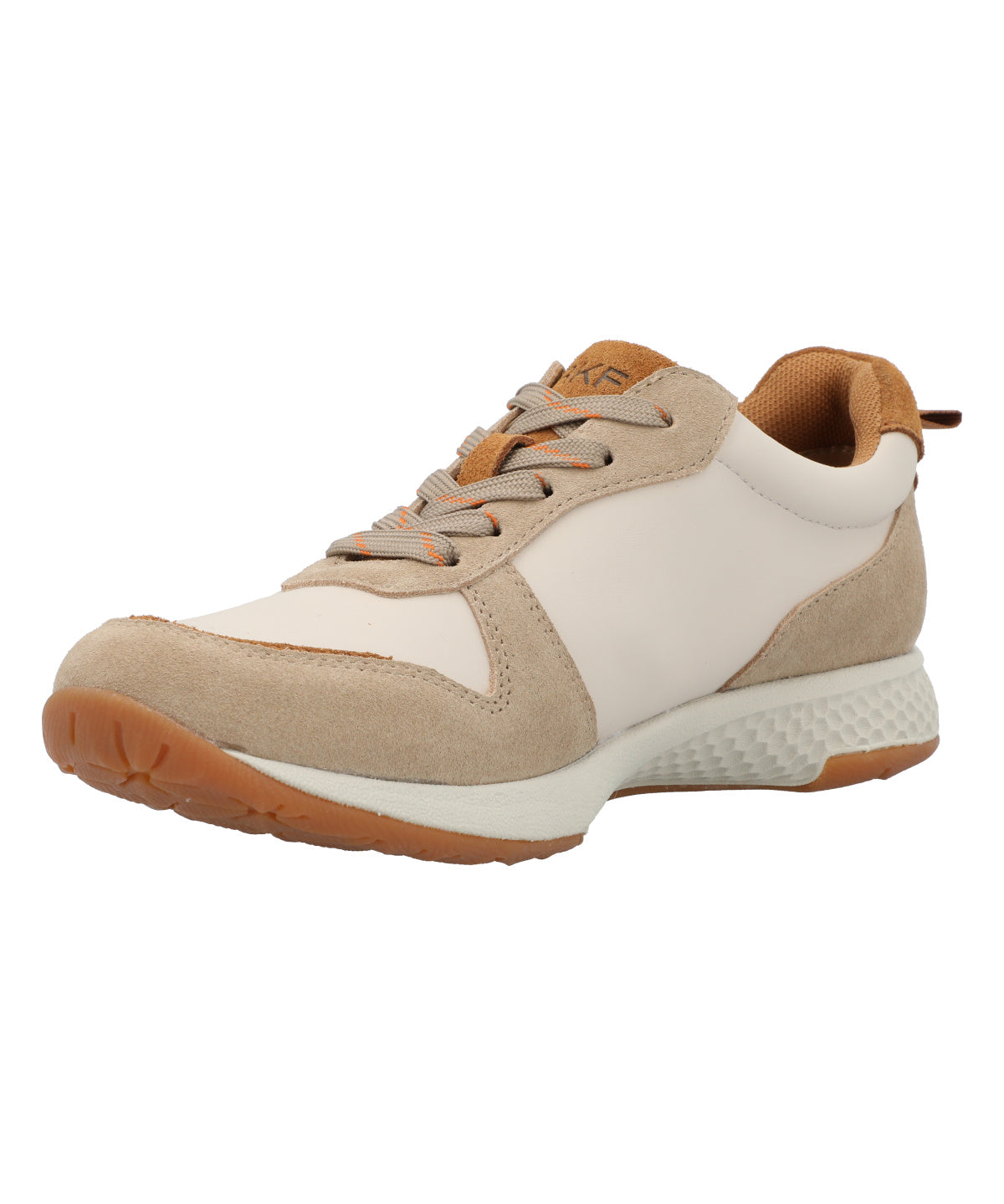Zapatilla Cuero Mujer Cali Beige/Crudo