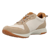 Zapatilla Cuero Mujer Cali Beige/Crudo