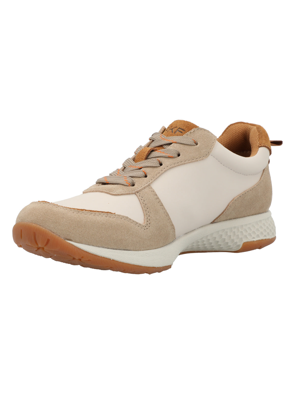 Zapatilla Cuero Mujer Cali Beige/Crudo
